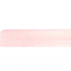 Упак. материал флористическая пленка "Сердечкин", 65 мкр, 58 см х 10 м, розовый