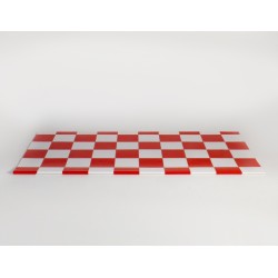 Набор матовой плёнки "Шахматы", 65 микрон 58см*58cm, цв. красный