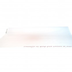 Матовая плёнка-градиент "Рассвет", 65 микрон 58см*10м, цв. голубой